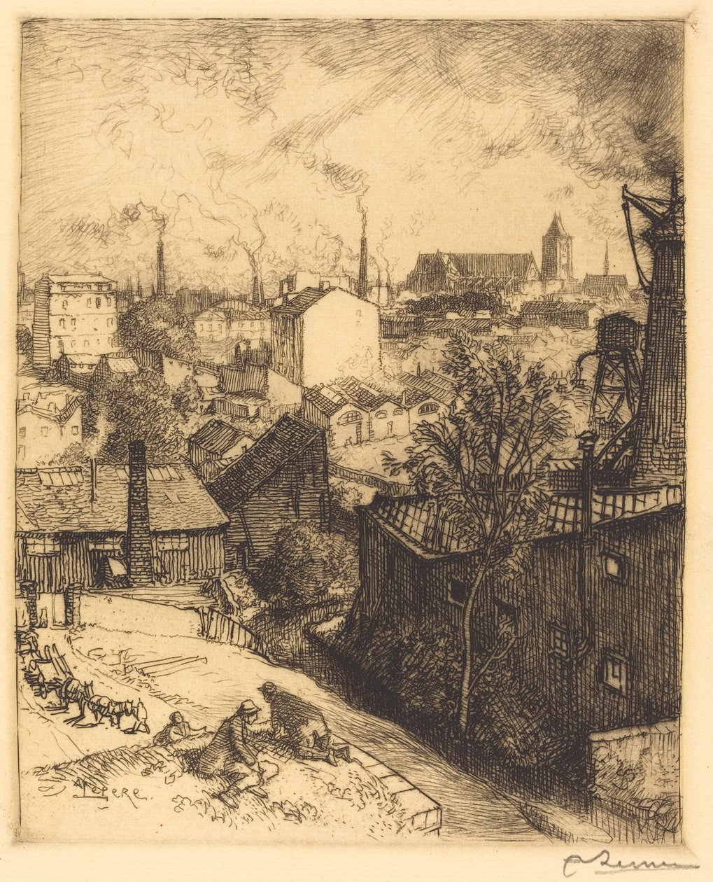 Souvenir de Saint-Denis - Auguste Lepere