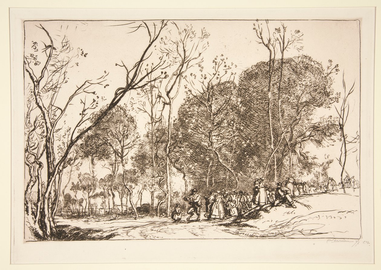 Été de la Saint-Martin, le mariage passé - Auguste Lepere