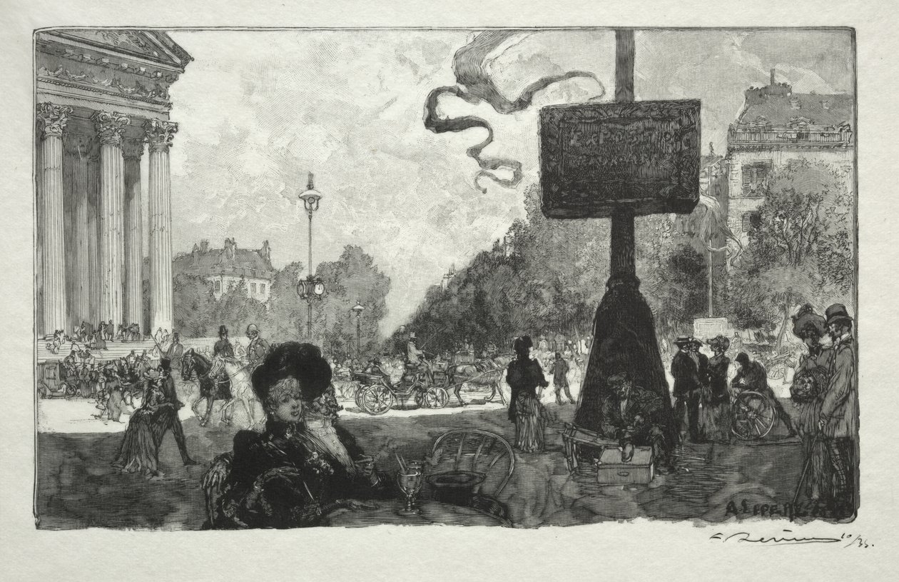 Coin de la Rue Royale - Auguste Louis Lepère