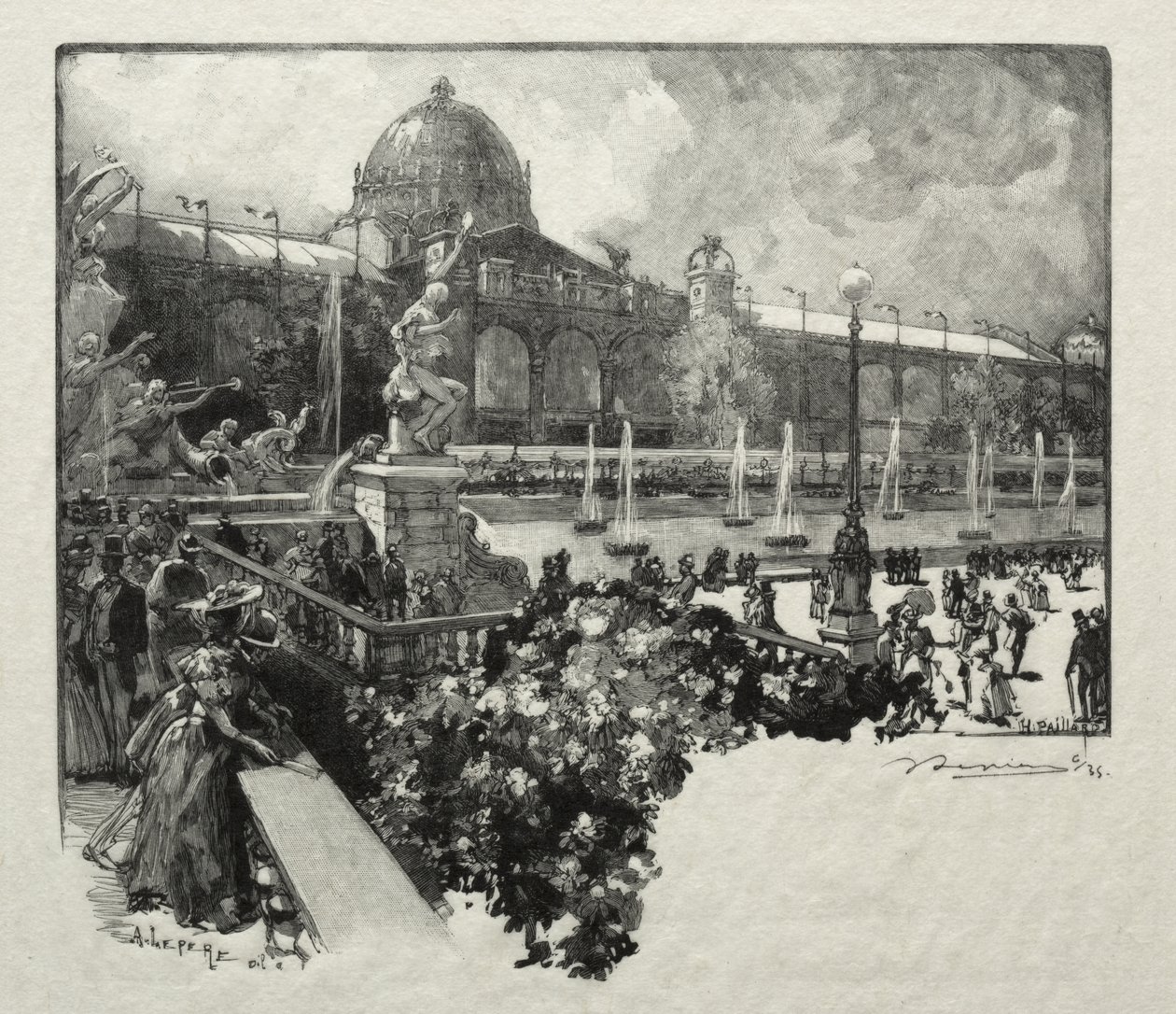 Le Palais des Arts Liberaux, Extérieur - Auguste Louis Lepère