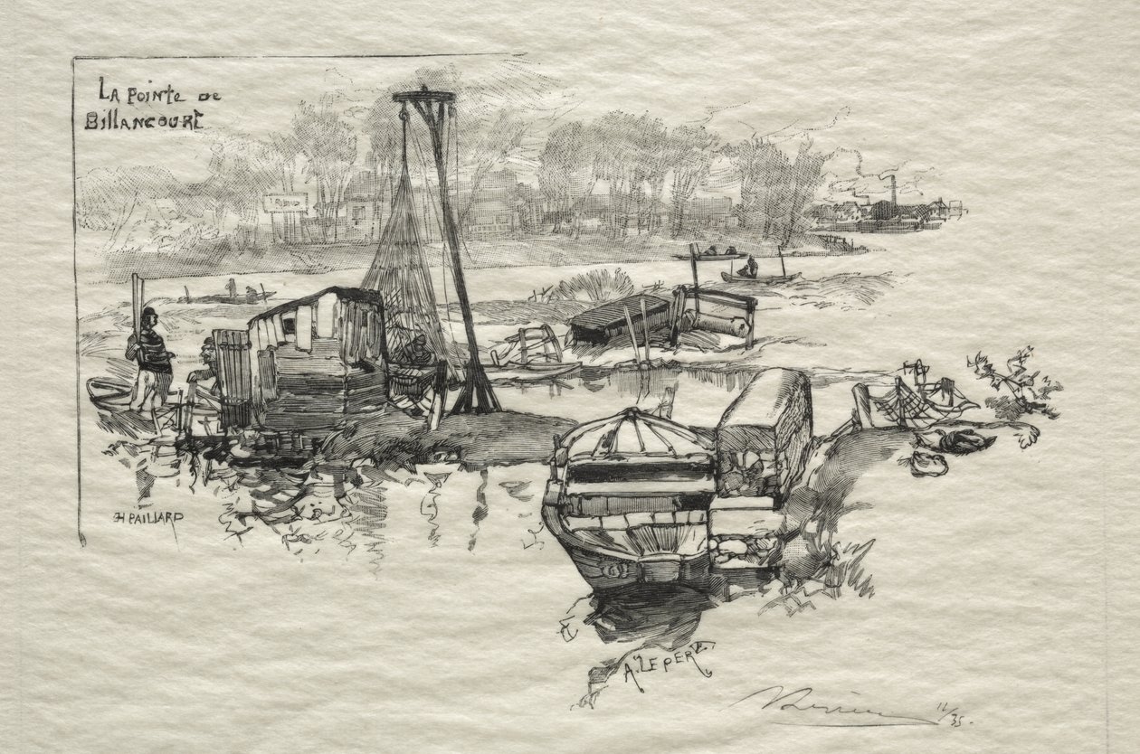 Le Point de Billancourt - Auguste Louis Lepère