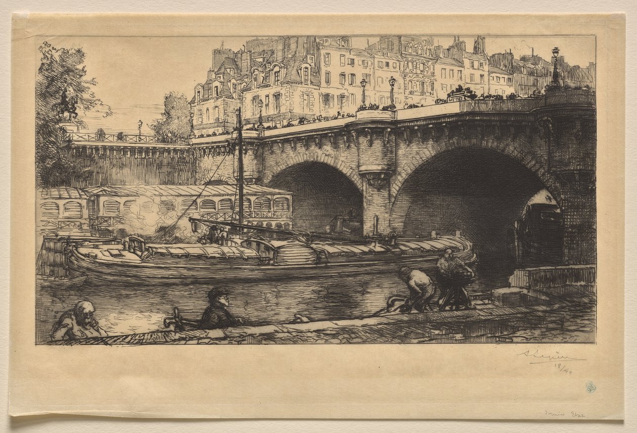 Le Pont Neuf - Auguste Louis Lepère