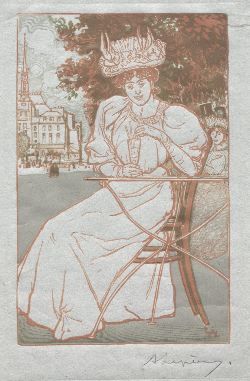 Almanach de Paris, 1897: Été - Auguste Louis Lepère