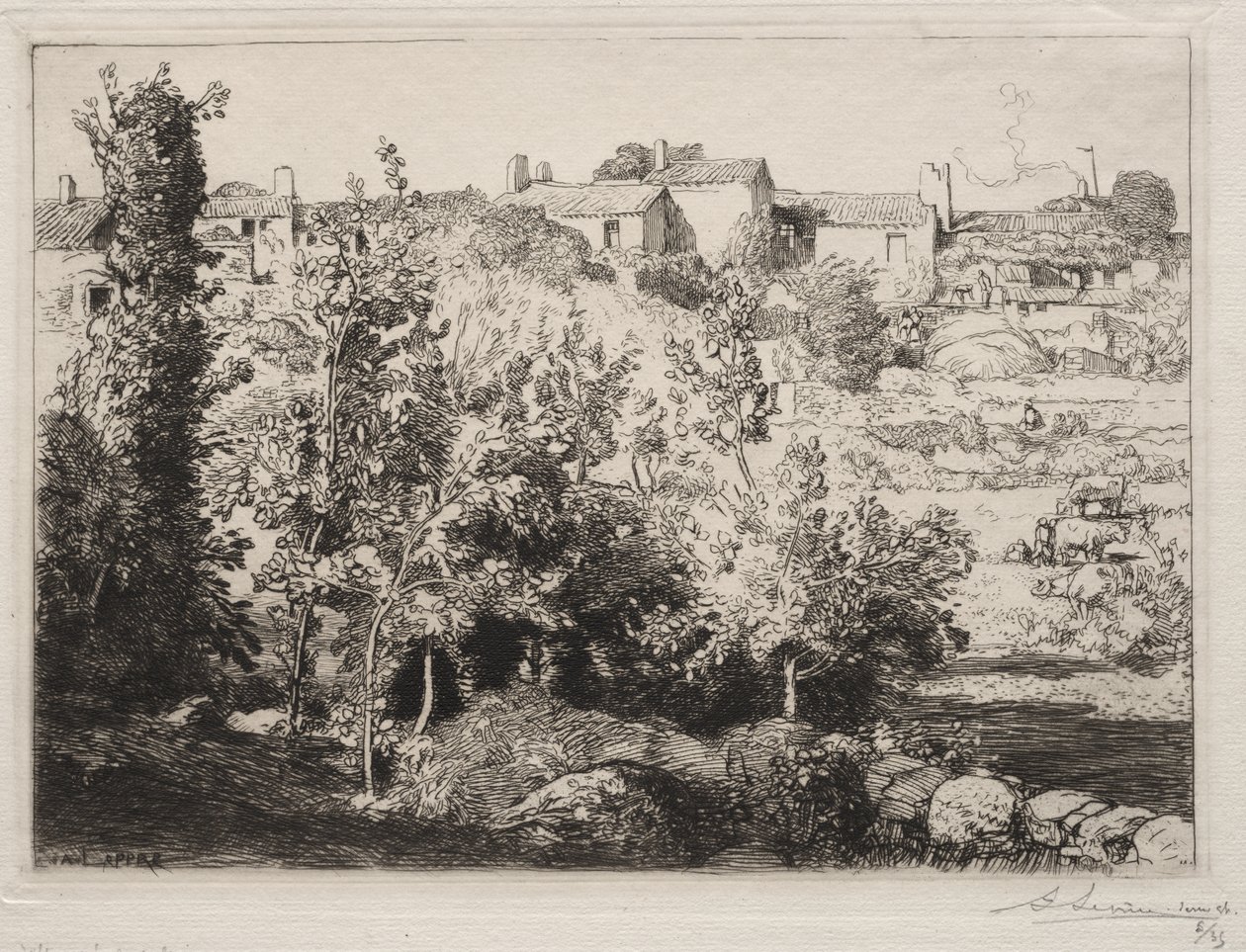 Village de la Meule - Auguste Louis Lepère