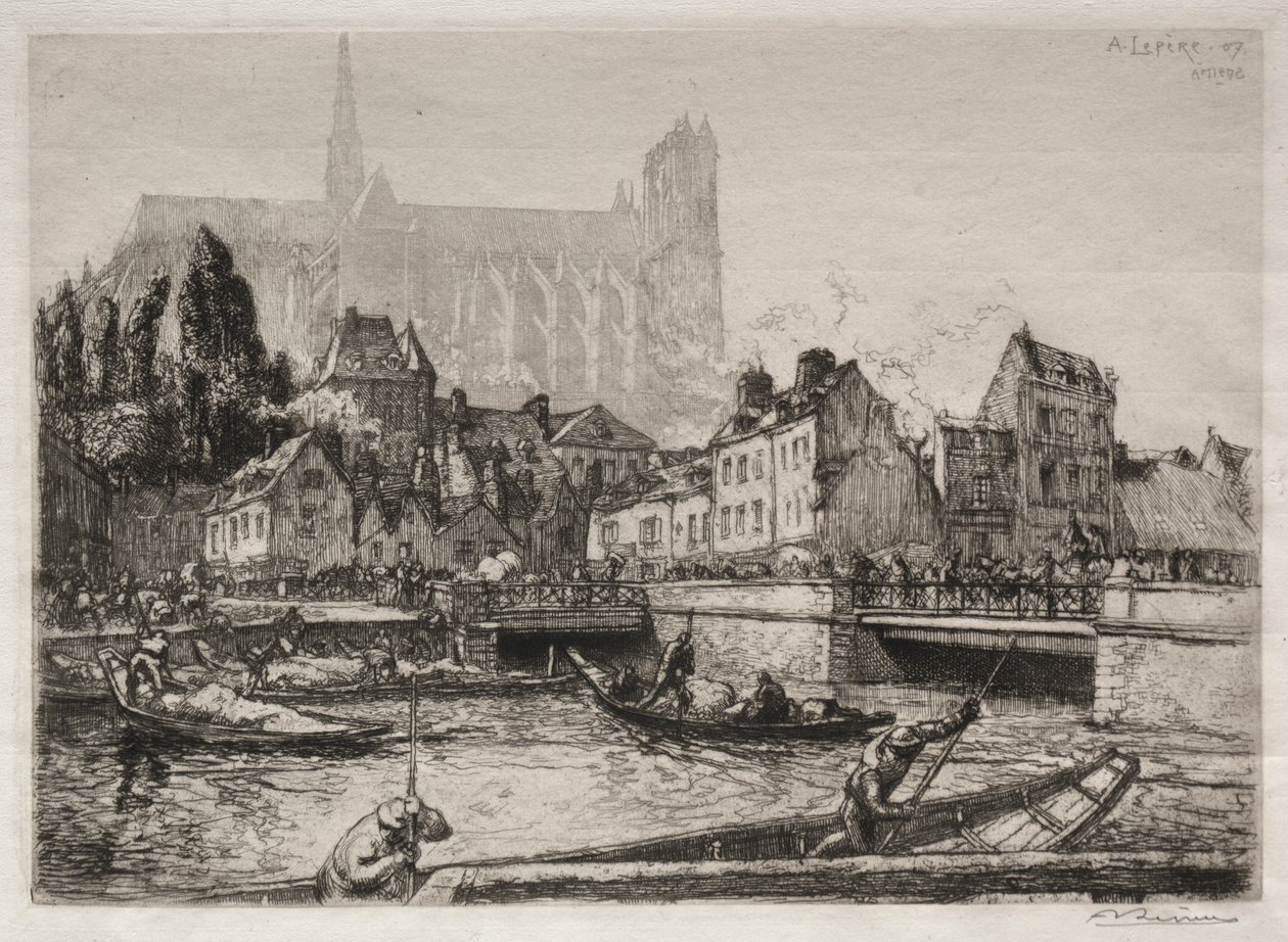 Arrivées des Légumes-Amiens - Auguste Louis Lepère