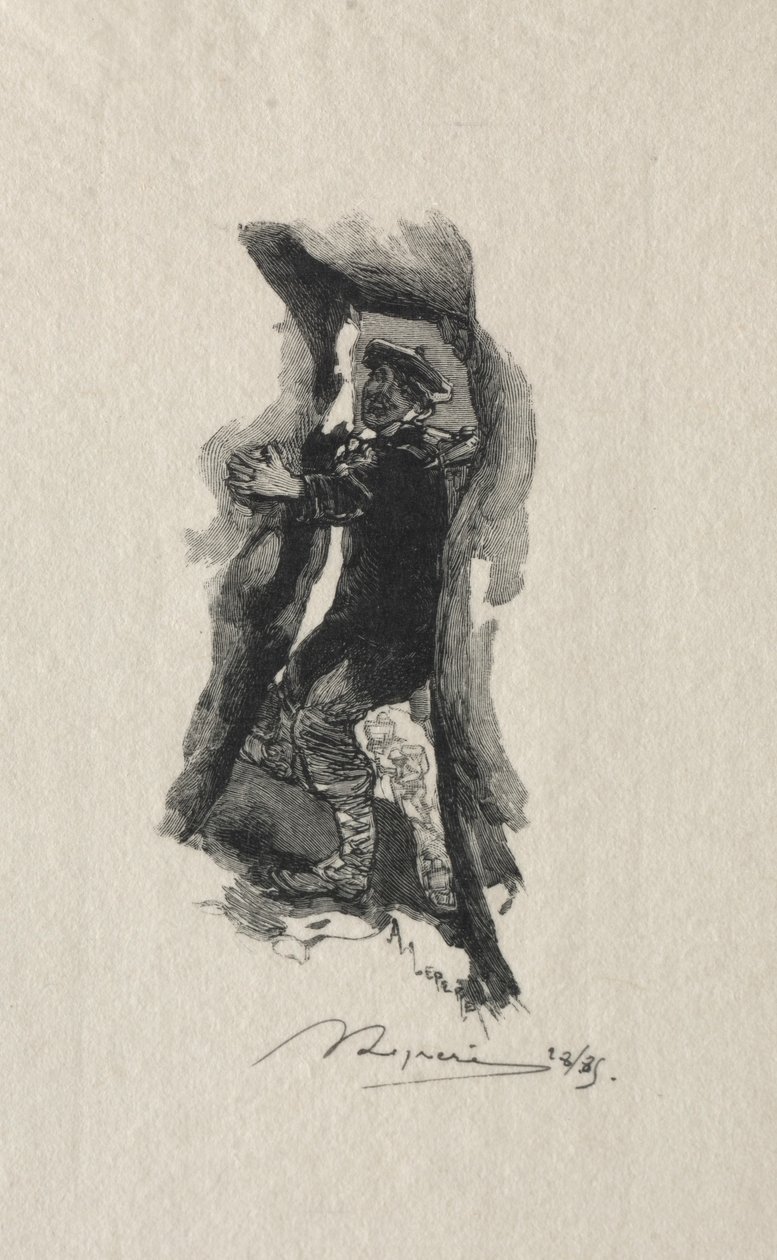 Au défilé de Sept-Cavernes - Auguste Louis Lepère
