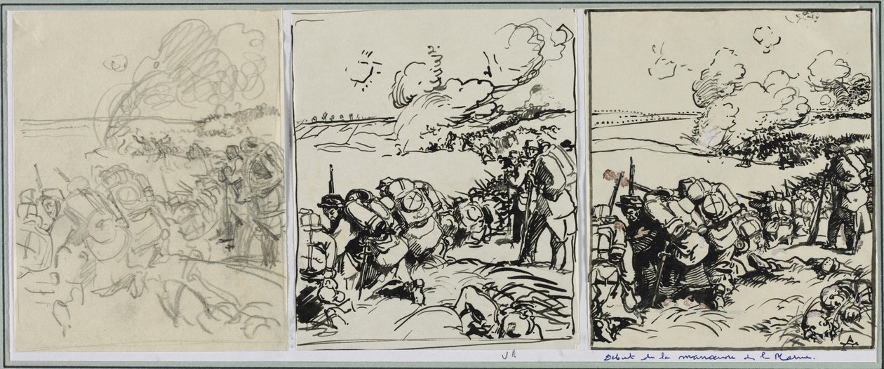 Début de la manœuvre de la Marne - Auguste Louis Lepère