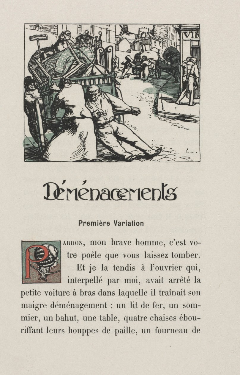 Paysages et coins de rue : Déplacer - Auguste Louis Lepère