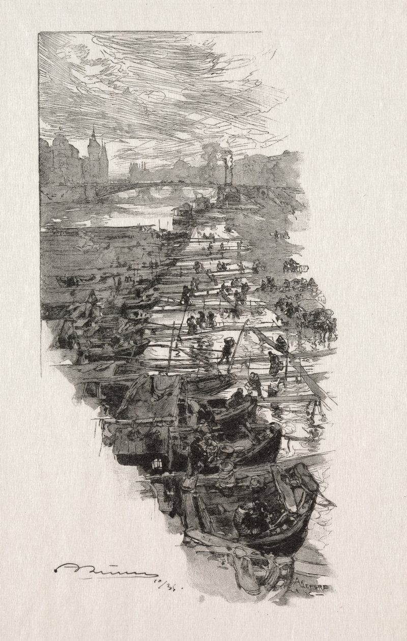 Le Marché aux Pommes - Auguste Louis Lepère