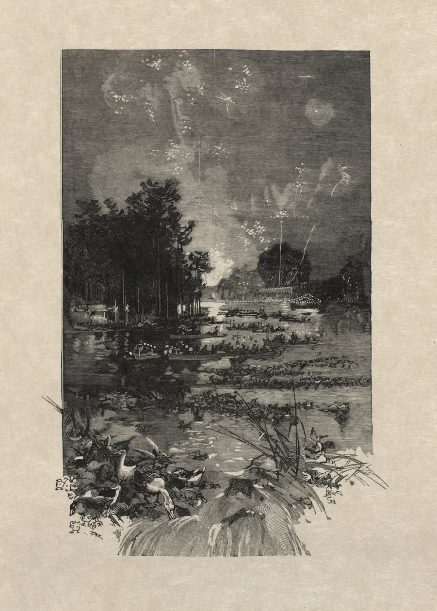 Le festival pour les victimes du devoir, 1884 - Auguste Louis Lepère