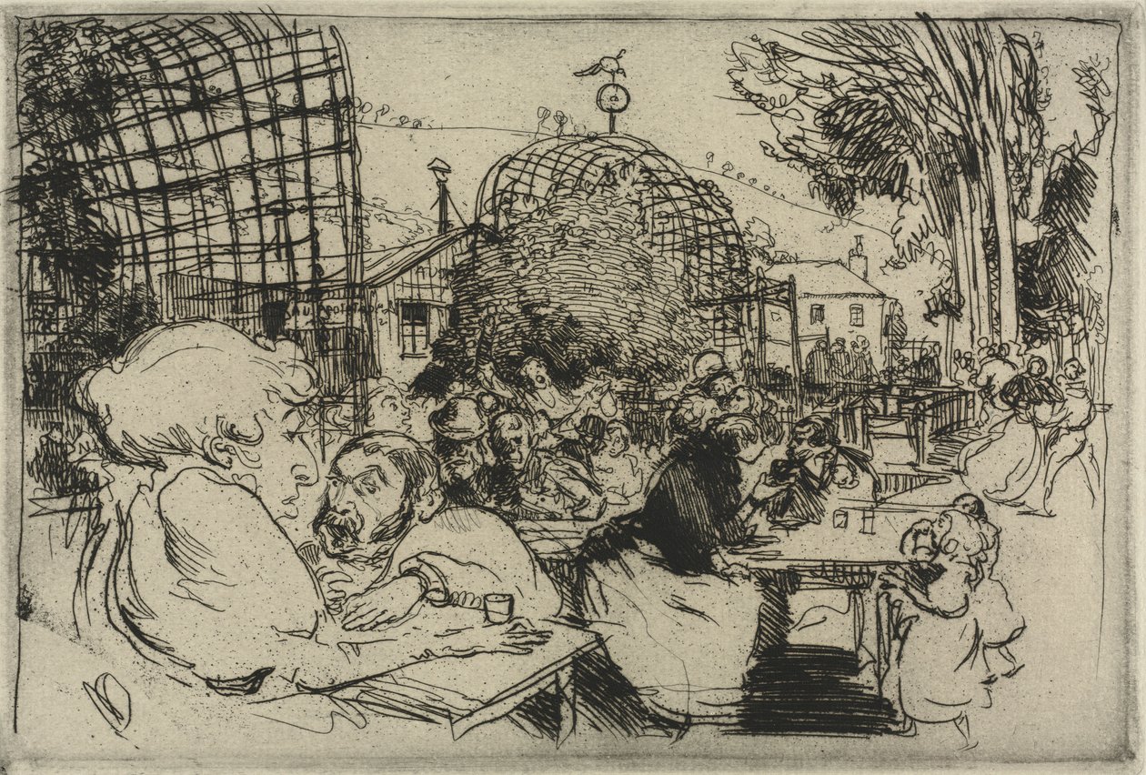 Les Deux Bossus, 1893 - Auguste Louis Lepère