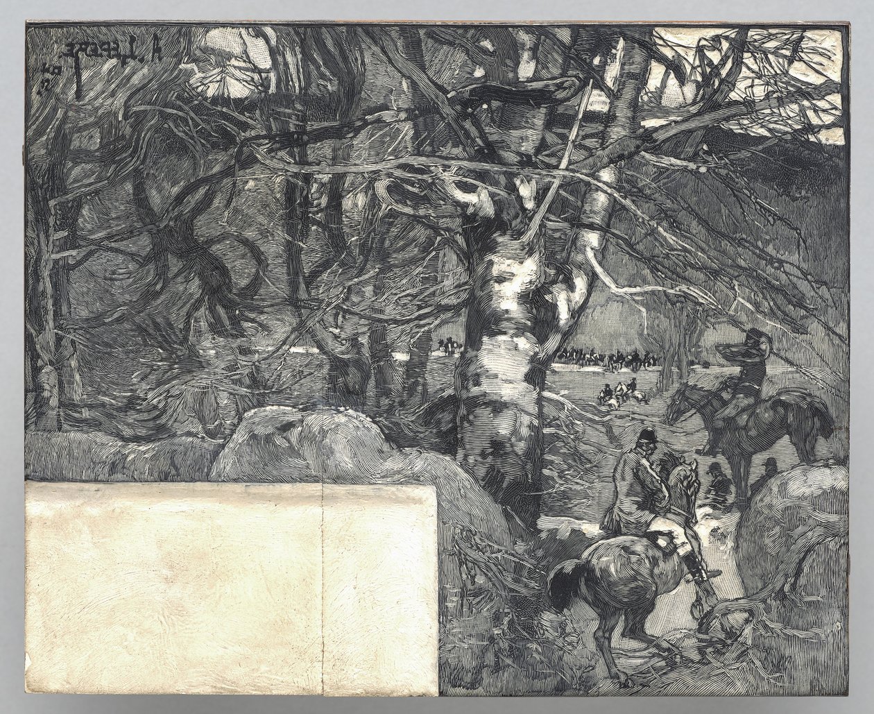 Une Chasse à Courre, Mont Gérard
 - Auguste Louis Lepère