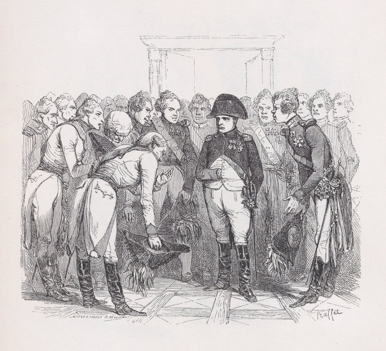 Le Dieu des Gens Bons des Œuvres Complètes de Béranger - Auguste Raffet, Lacoste, Eugène Guillaumot