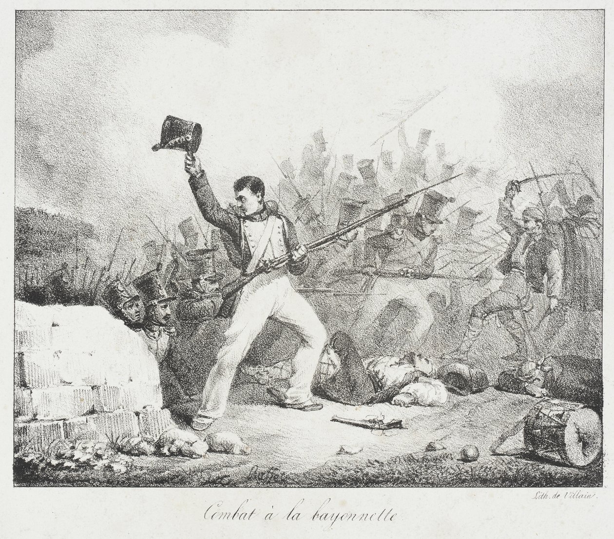 Combat à la baïonnette - Auguste Raffet
