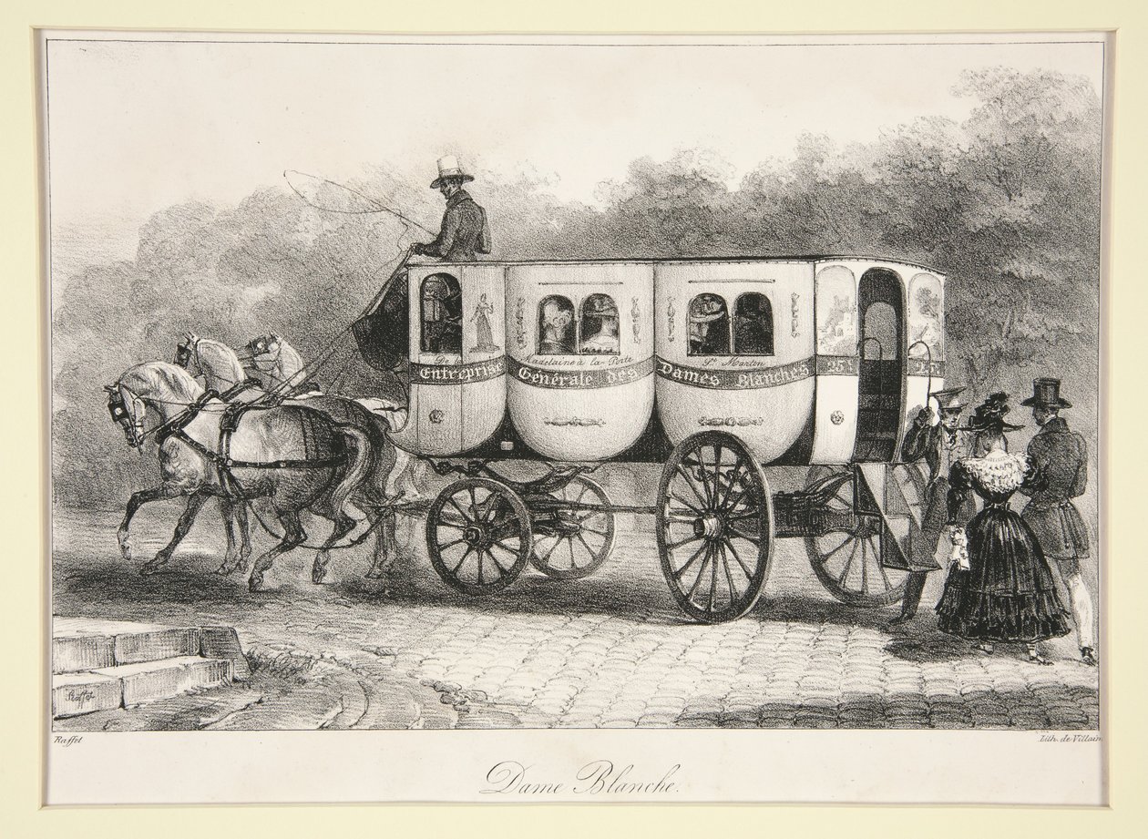Dame blanche - Auguste Raffet