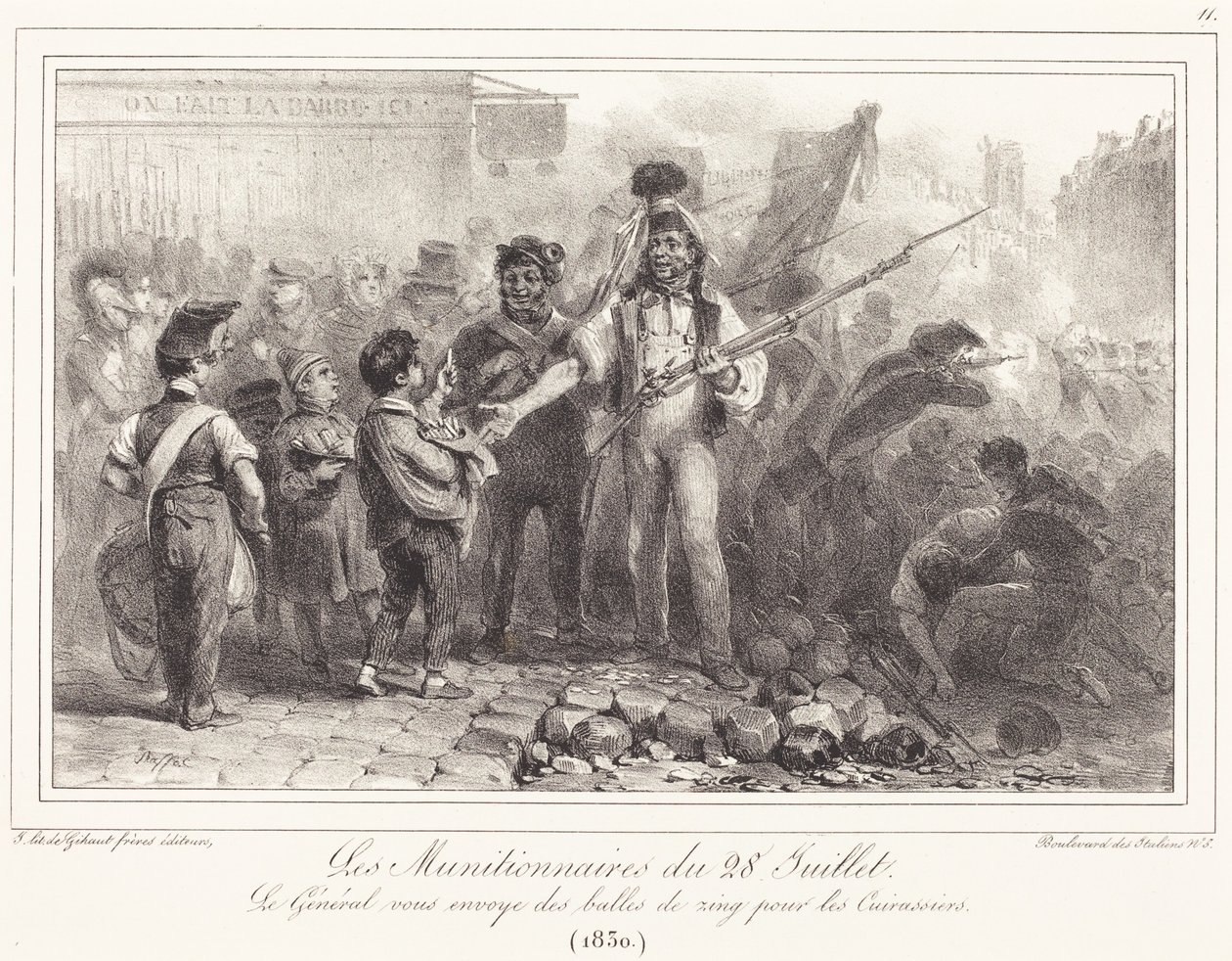 Les munitionnaires du 28 juillet - Auguste Raffet