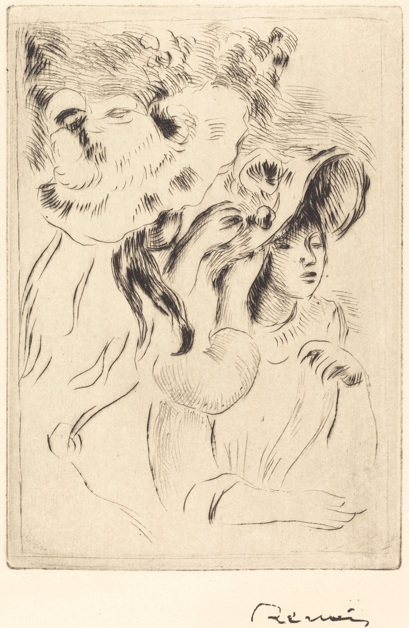 Le chapeau épinglé - Auguste Renoir