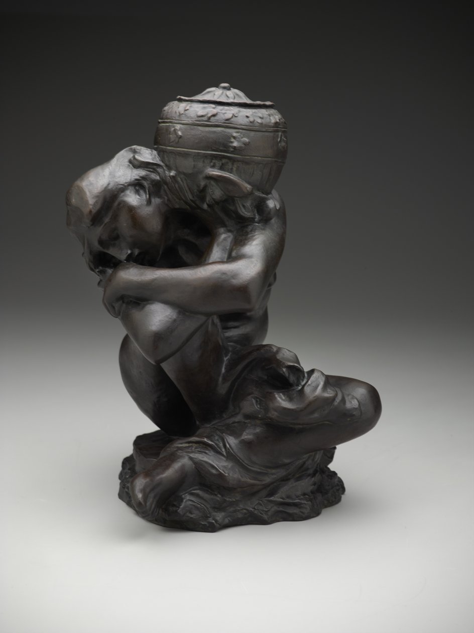 Caryatide tombée portant une urne - Auguste Rodin