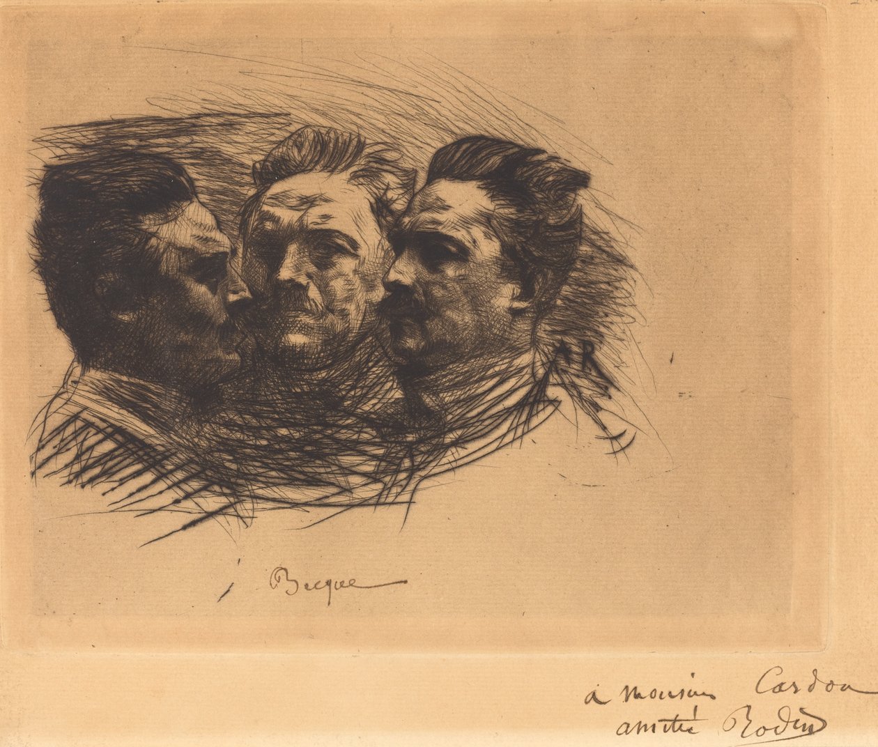 Henri Becque, 1885 - Auguste Rodin