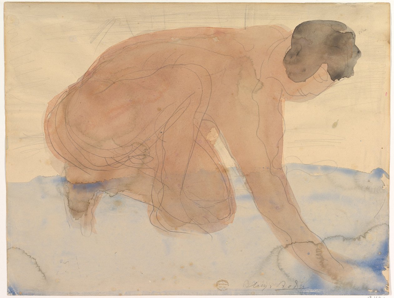 Figure nue à quatre pattes (le bourreau) - Auguste Rodin