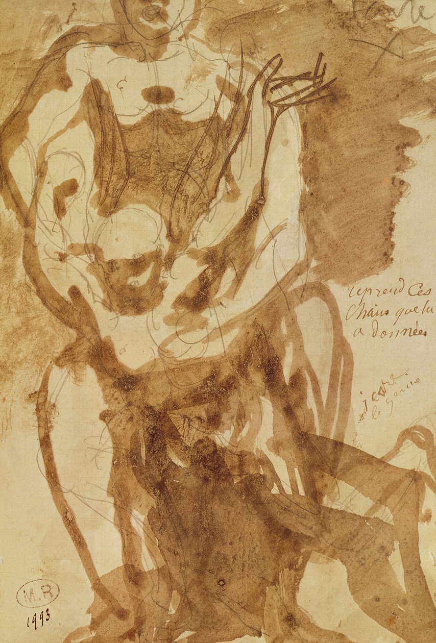 Deux figures (étude préparatoire pour 