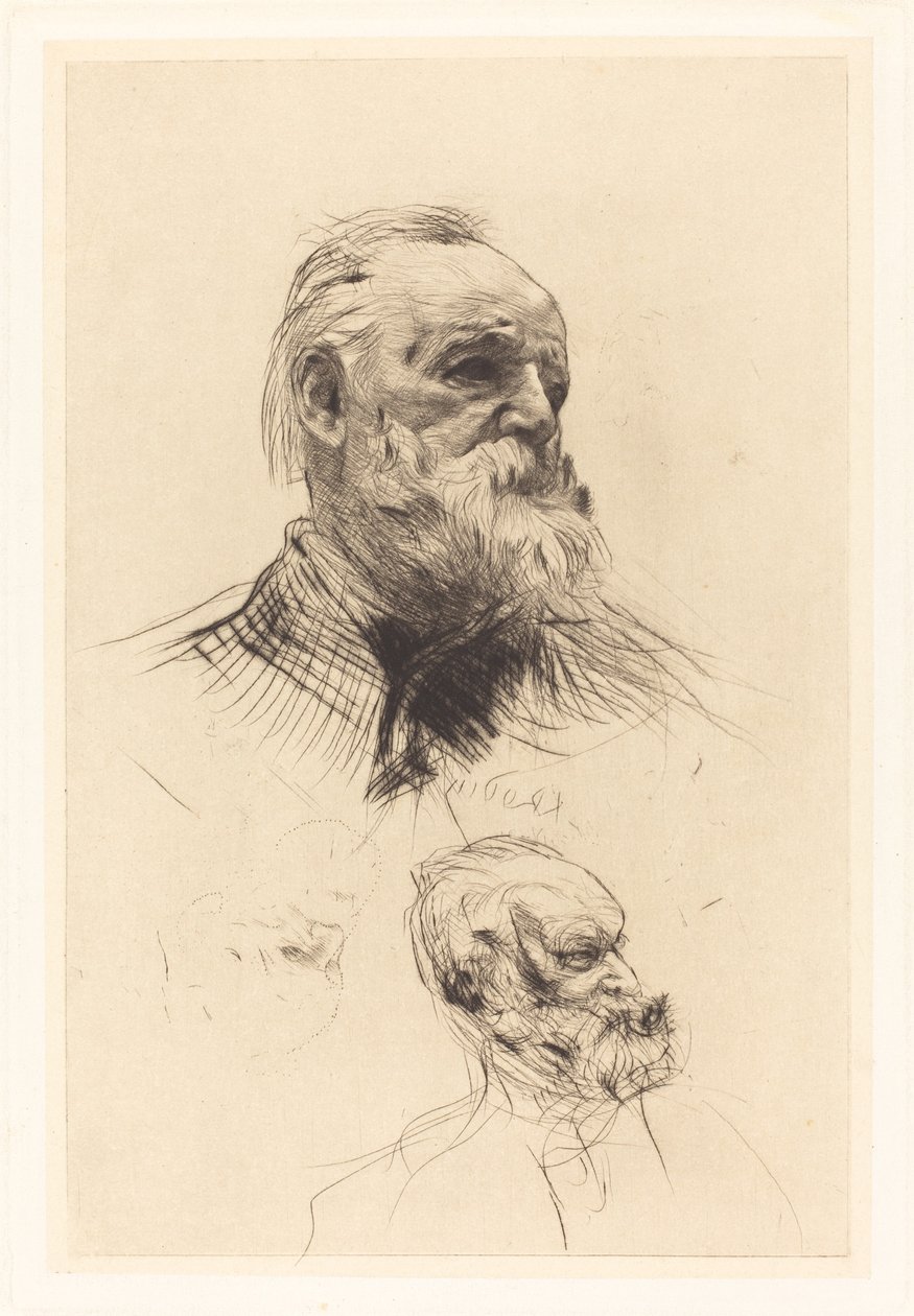 Victor Hugo, De Trois Quarts - Auguste Rodin