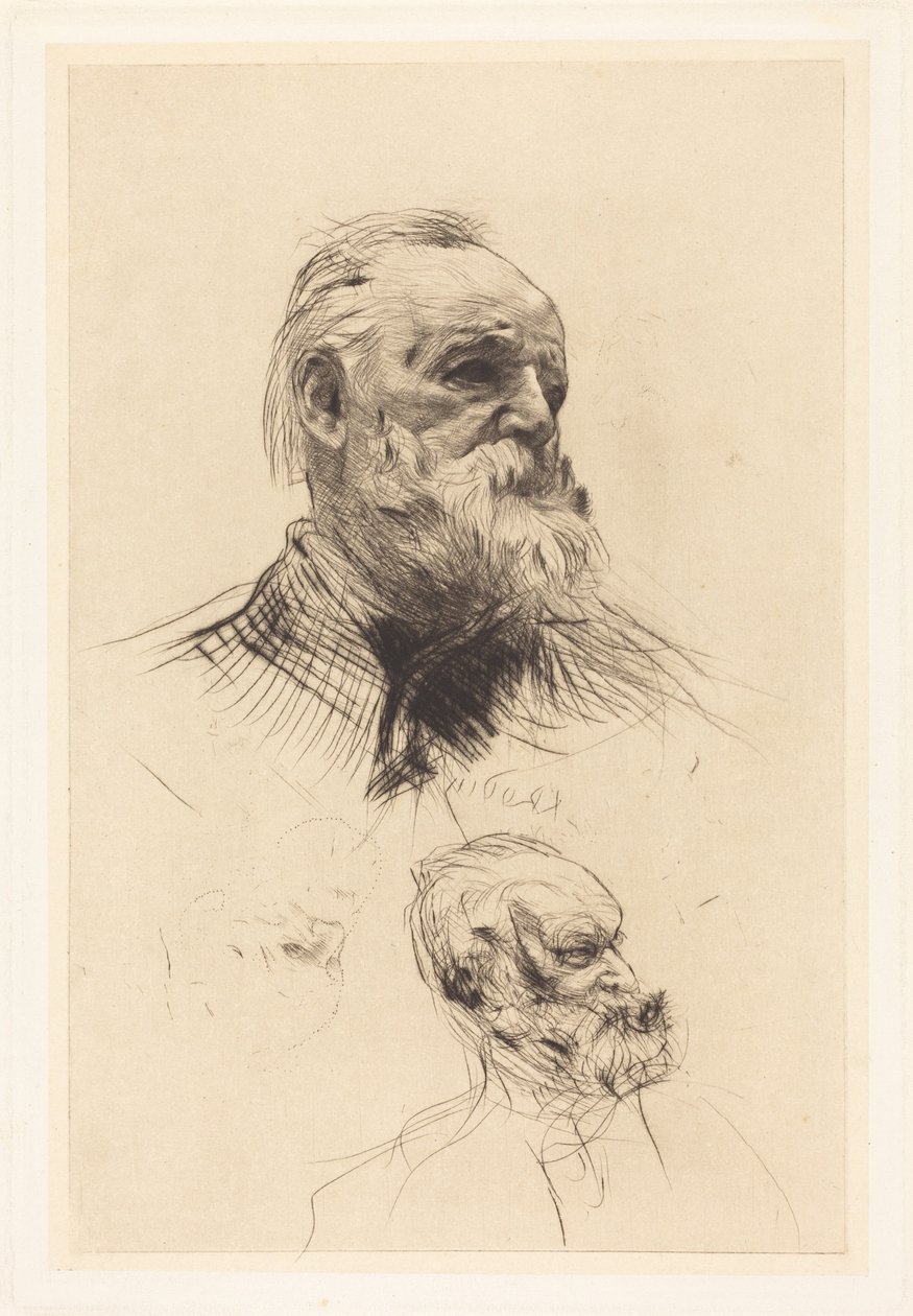 Victor Hugo, De Trois Quarts - Auguste Rodin