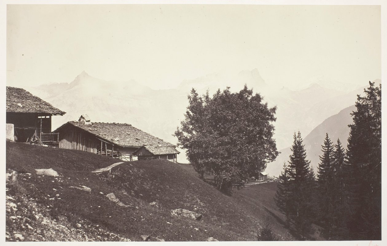 Savoie 47, Le Buet et les Rochers de Fis - Auguste Rosalie Bisson