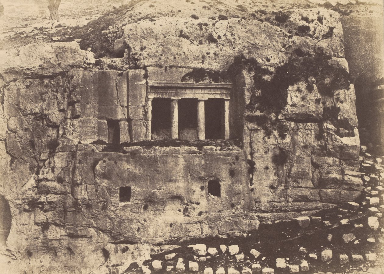 Jérusalem. Vallée de Josaphat. Tombeau de Saint Jacques - Auguste Salzmann