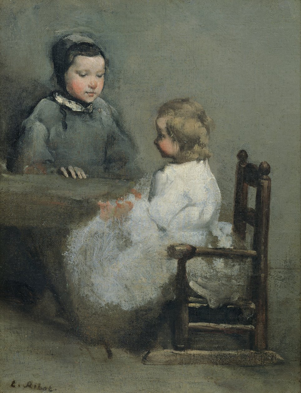 Les Deux Sœurs - Auguste Theodule Ribot