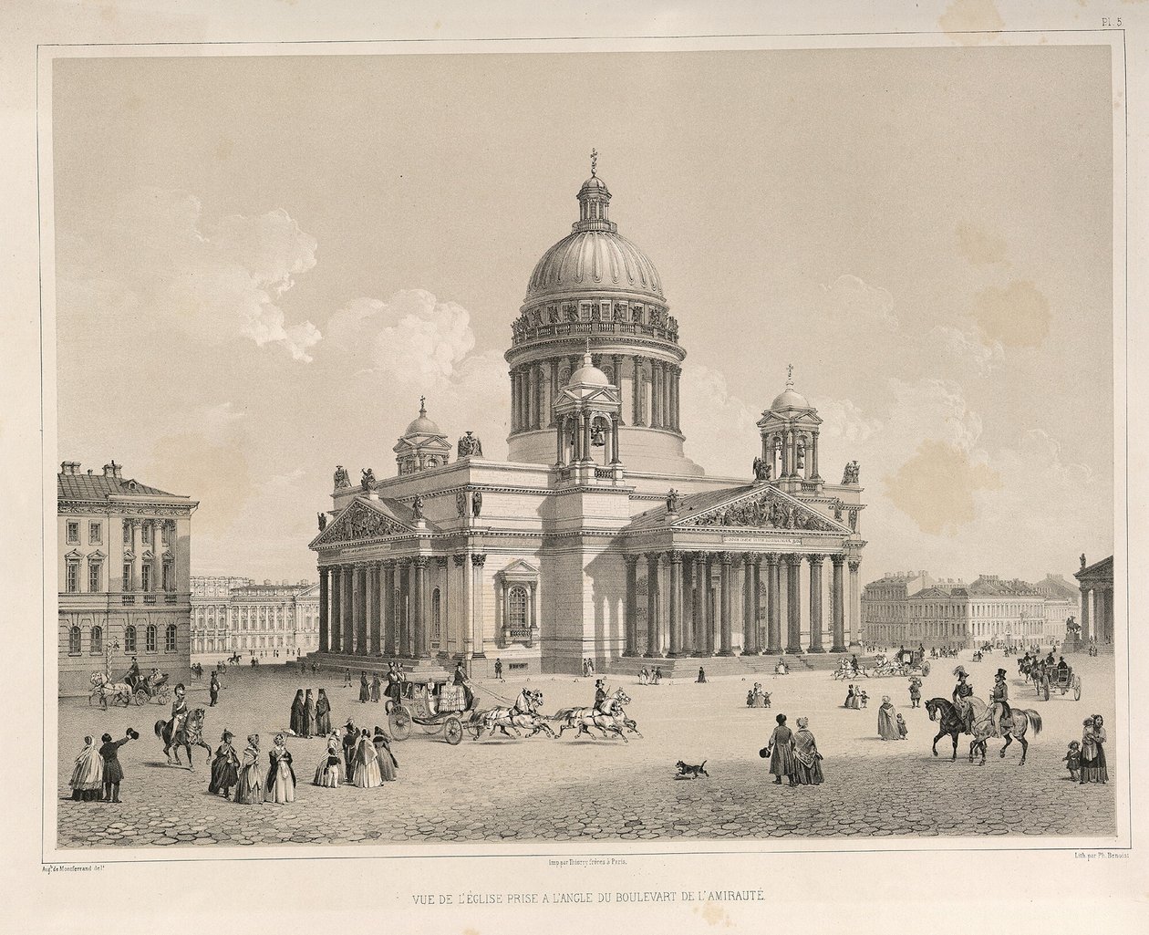 Cathédrale Saint-Isaac vue depuis l