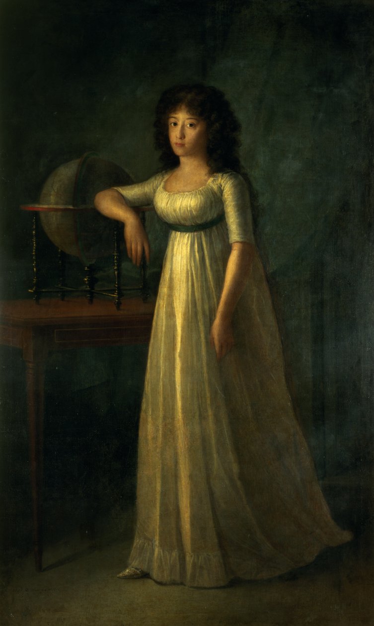 Donna Joaquina Tellez-Giron, fille du Duc et de la Duchesse d