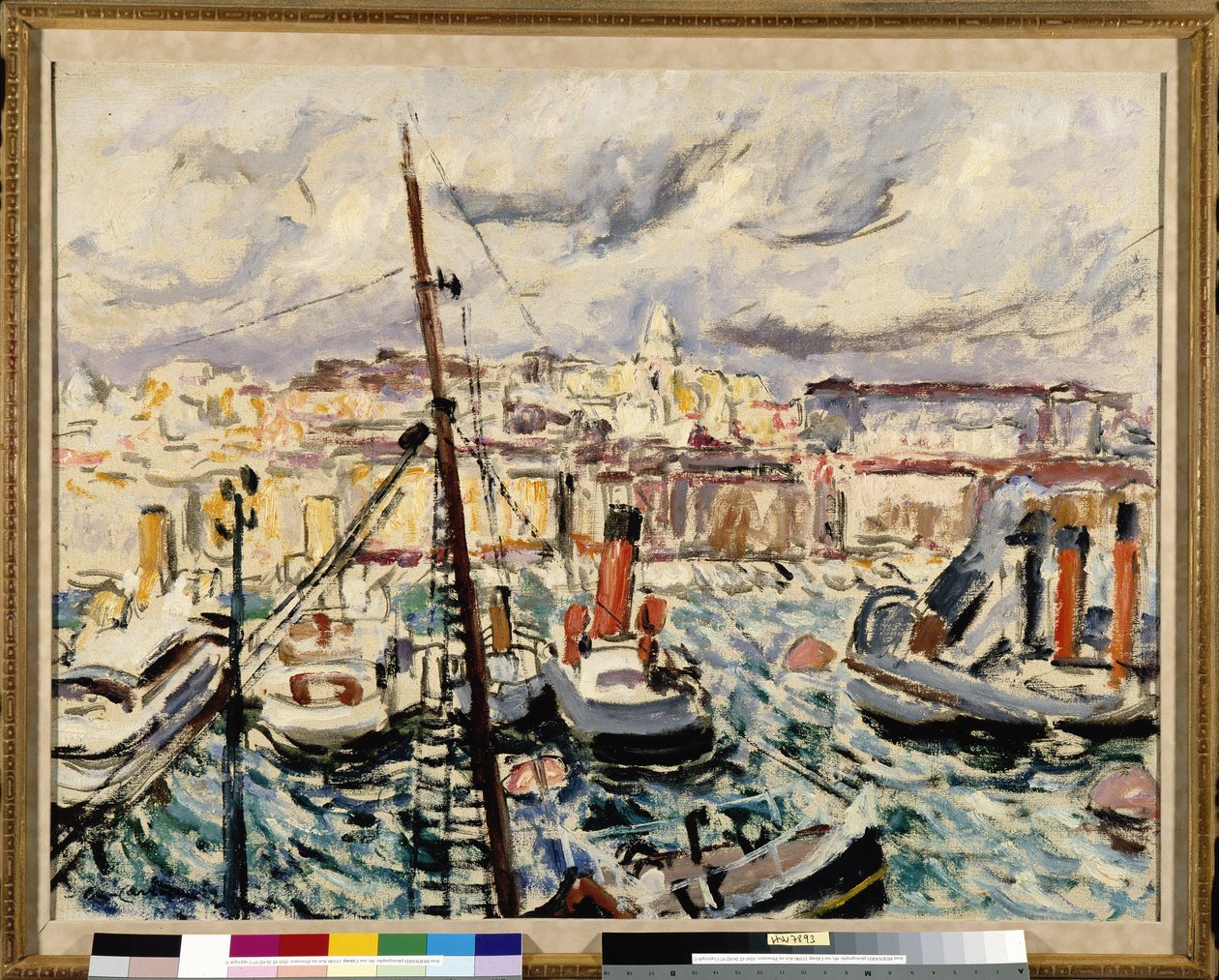 Remorqueurs dans le port de Marseille - Augustin Carrera