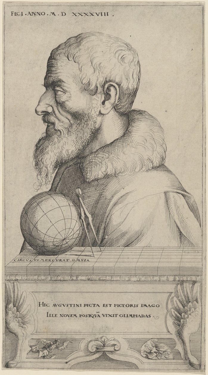 Autoportrait, 1548 - Augustin Hirschvogel