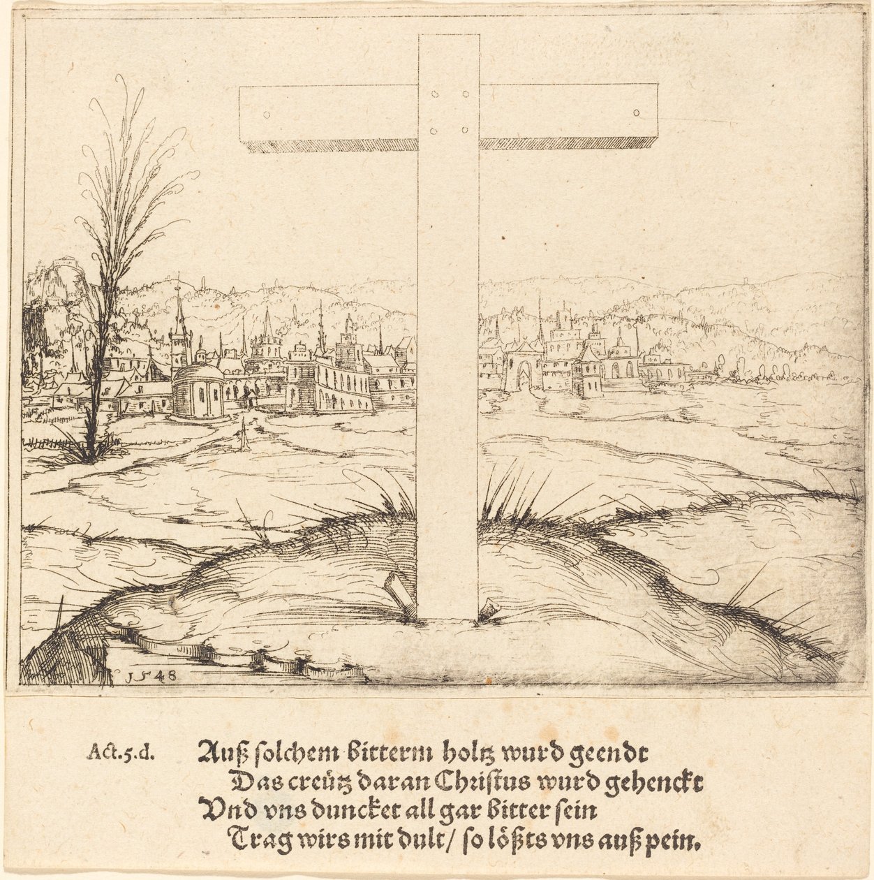 La Croix du Christ, 1548 - Augustin Hirschvogel