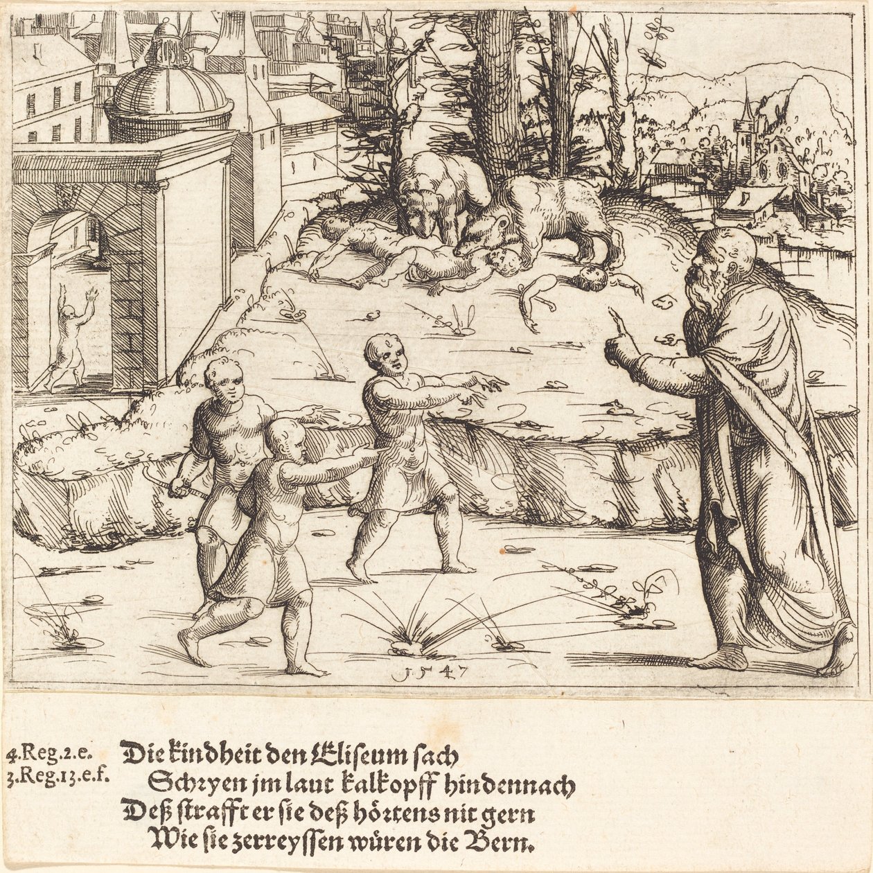 Le Massacre des Enfants de Béthel, 1547 - Augustin Hirschvogel