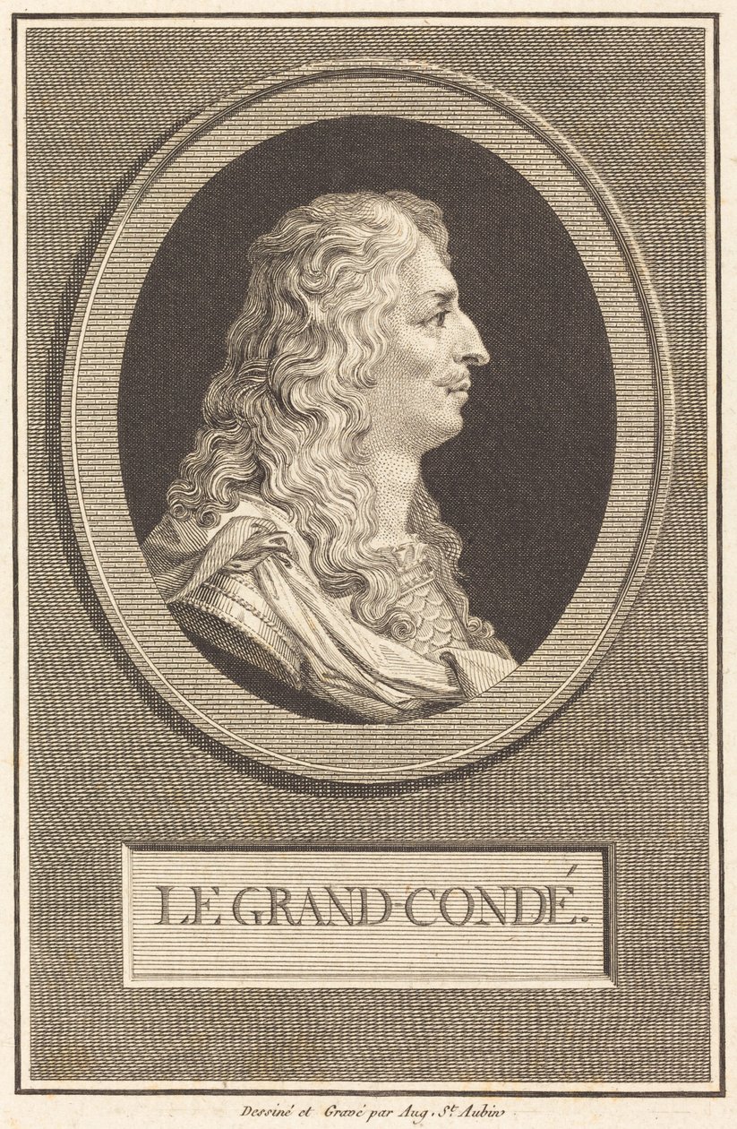 Le Grand Condé - Augustin de Saint-Aubin