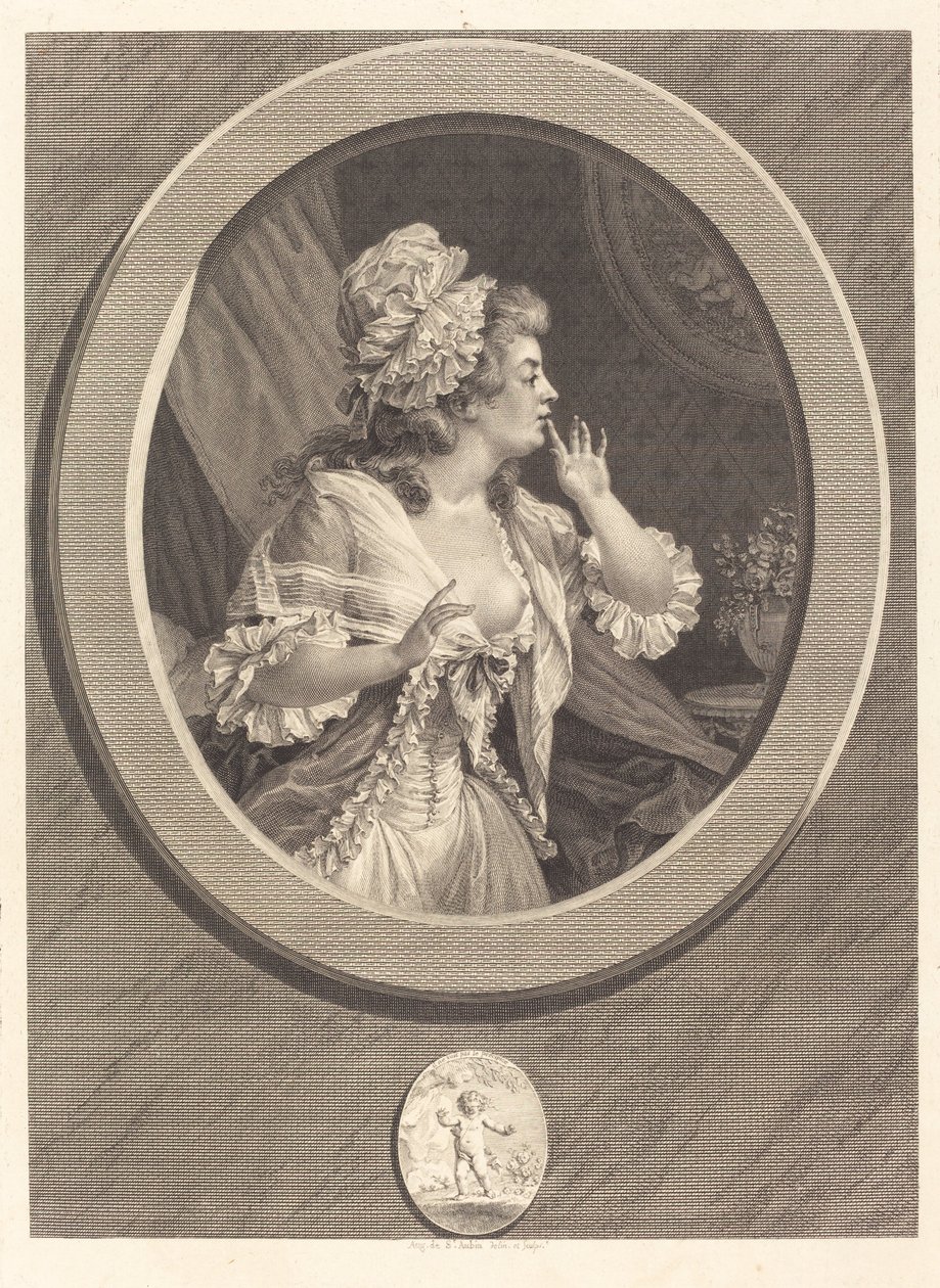 Au moins soyez discret - Augustin de Saint-Aubin