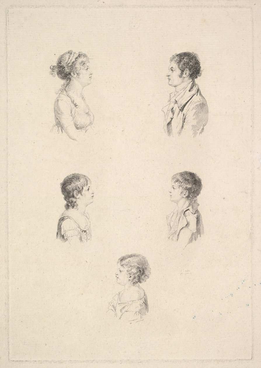 La Famille Renouard - Augustin de Saint Aubin