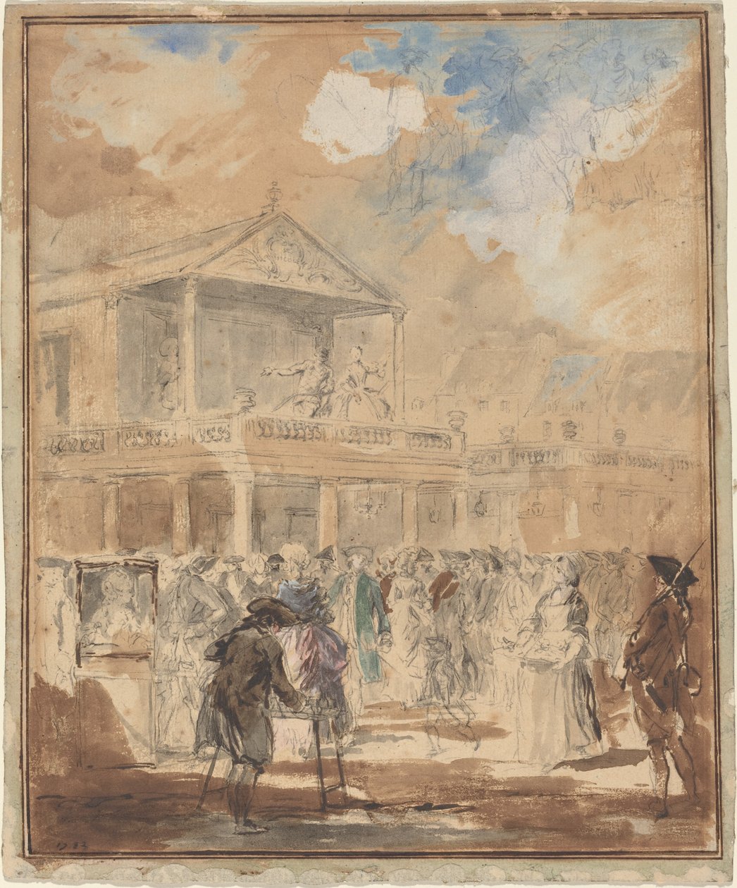 Parade (Une procession théâtrale à Paris) - Augustin de Saint Aubin