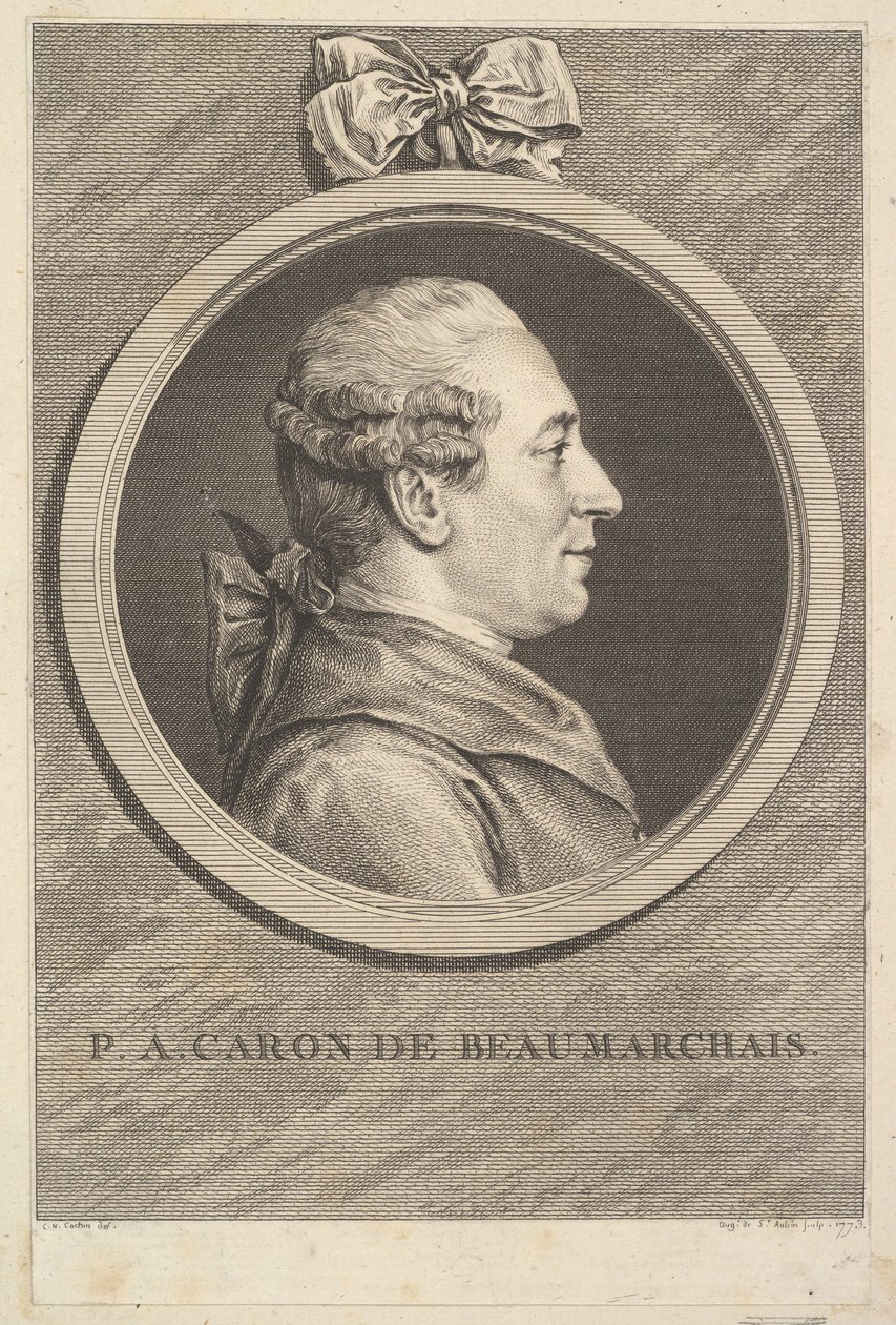 Portrait de P. A. Caron de Beaumarchais, 1773