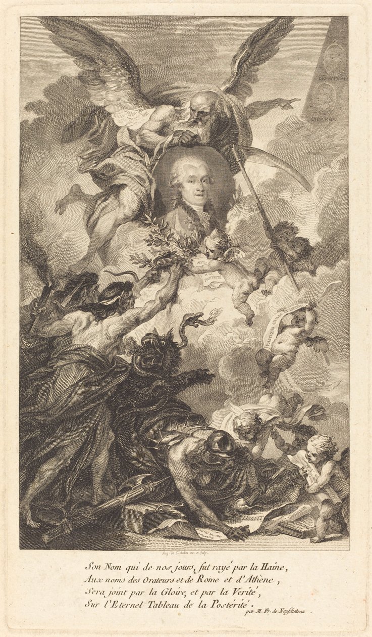 Simon-Nicolas-Henri Linguet - Augustin de Saint Aubin