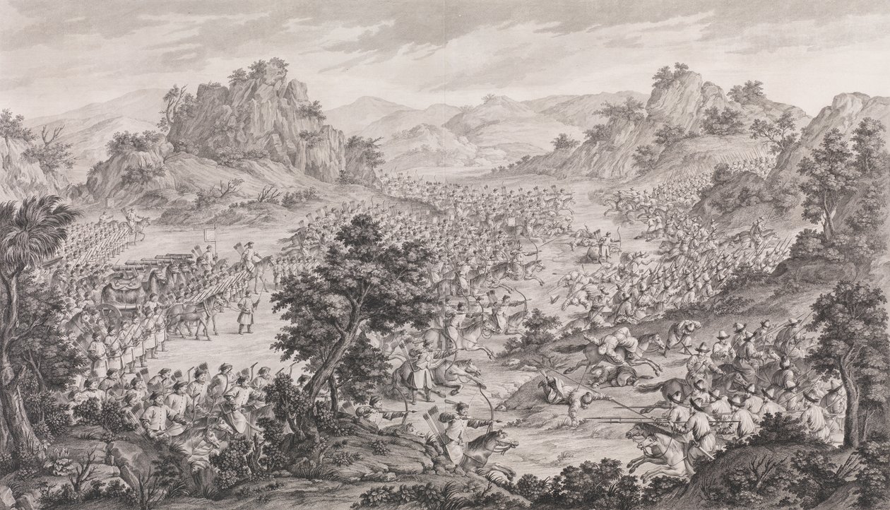 La Grande Victoire de Qurman, 1770 - Augustin de Saint Aubin