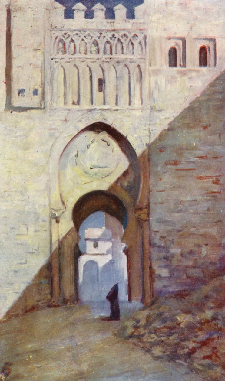 Tolède, Puerta Del Sol (lithographie couleur) - Augustine Fitzgerald