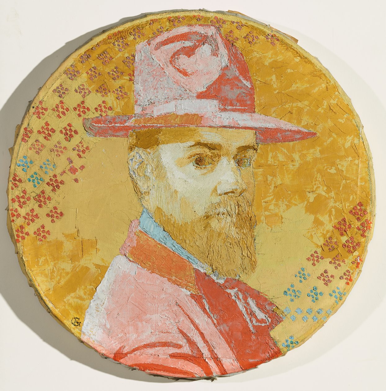 Autoportrait avec un chapeau - Augusto Giacometti