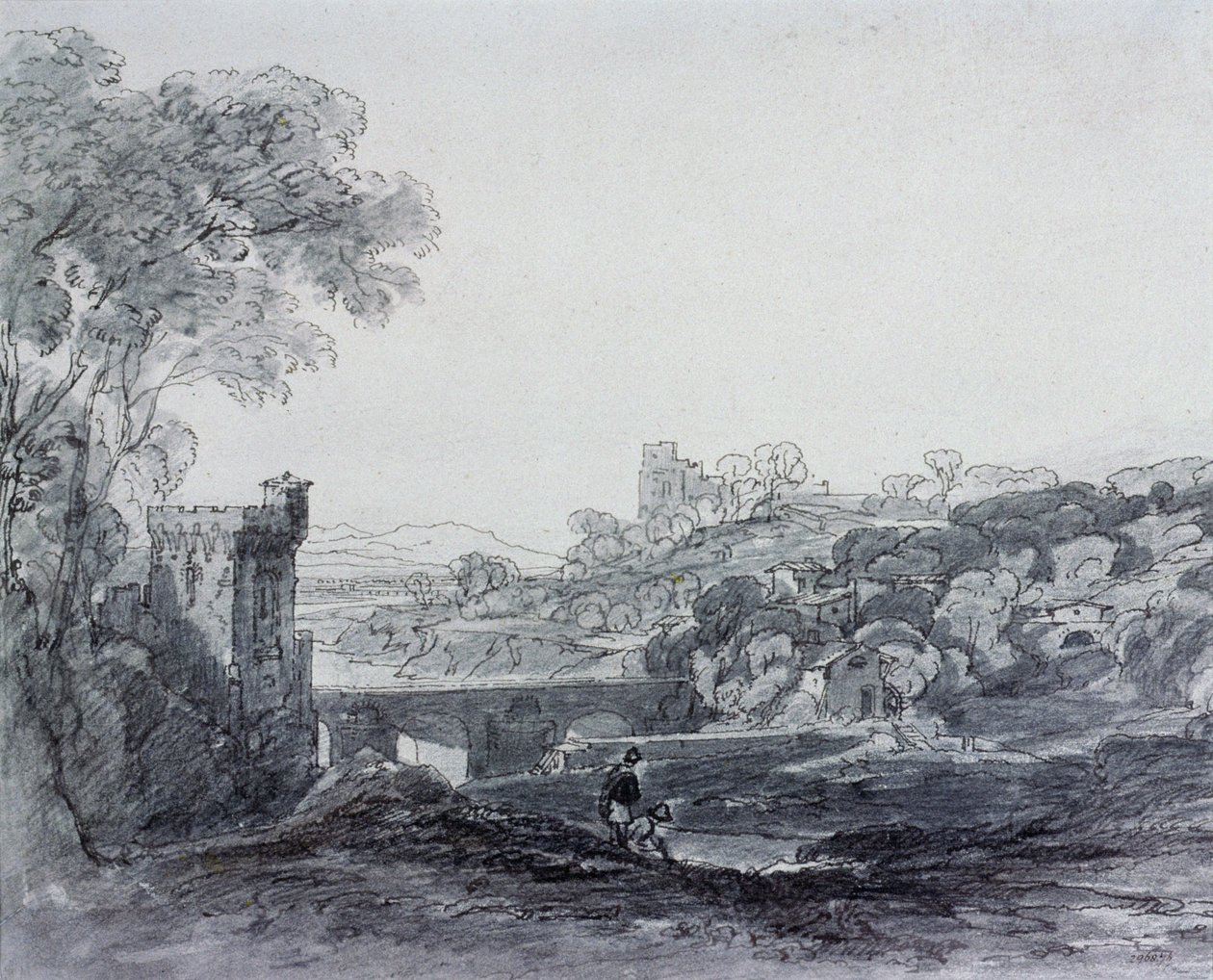 Vue en Italie - Augustus Wall Callcott