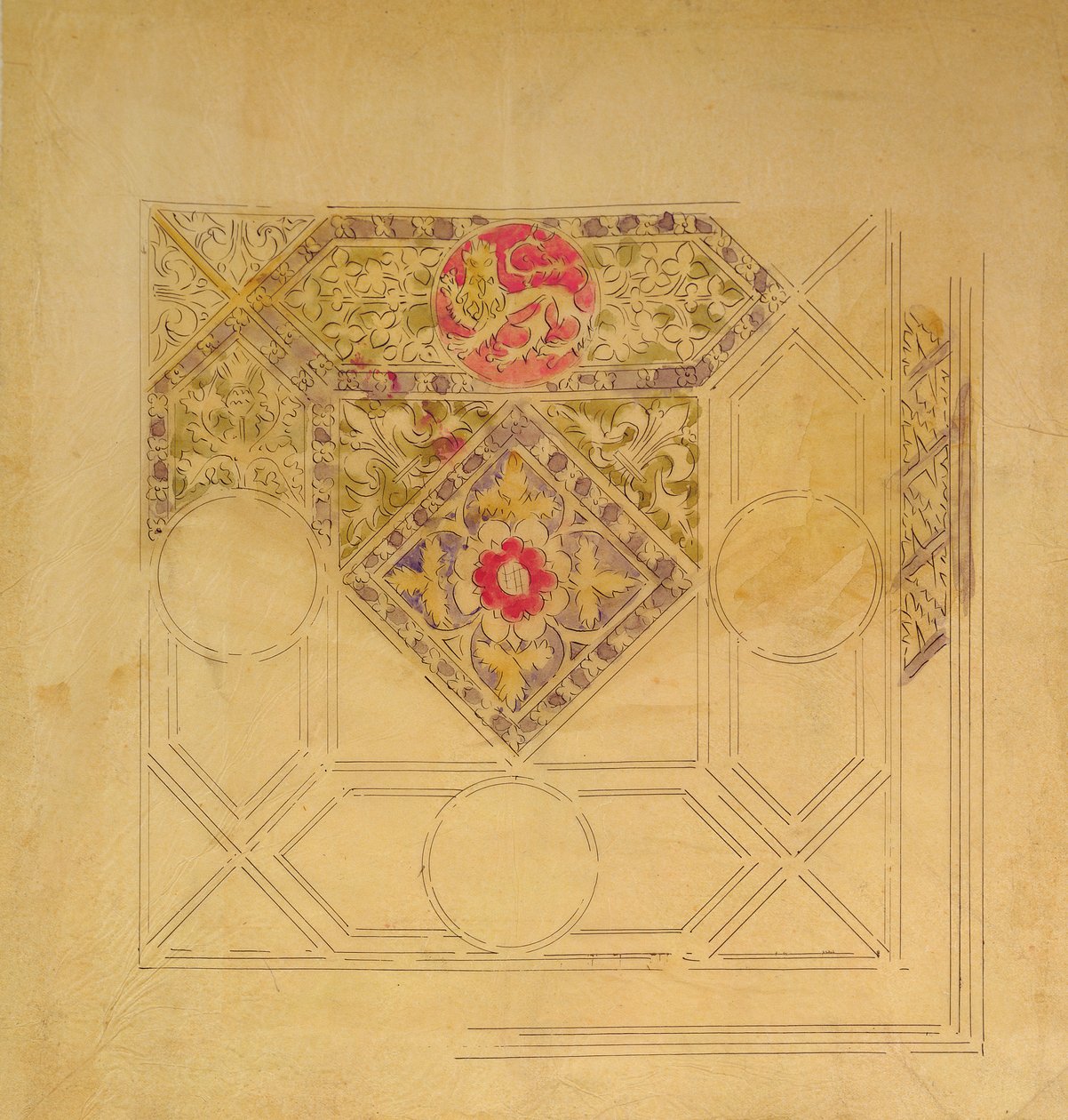 Conception de plafond pour le Palais de Westminster - Augustus Welby Northmore Pugin