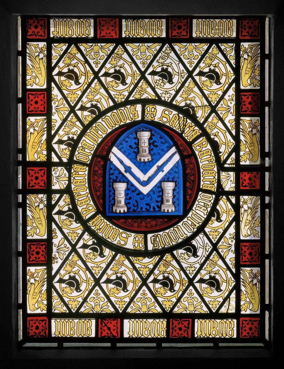 Fenêtre du salon avec une rondelle néerlandaise - Augustus Welby Northmore Pugin