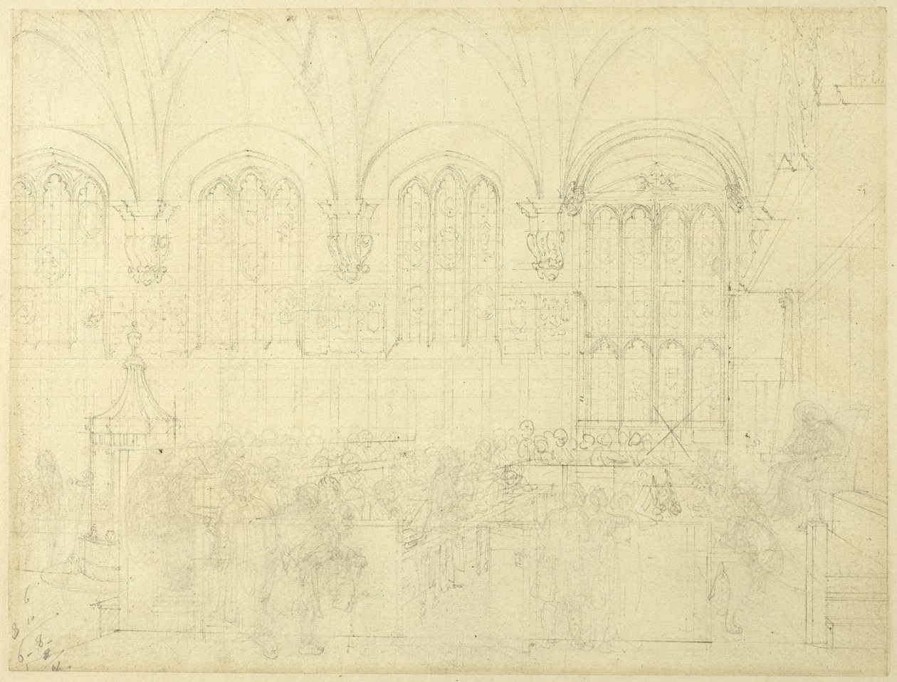 Étude pour la cour de chancellerie, Lincoln
