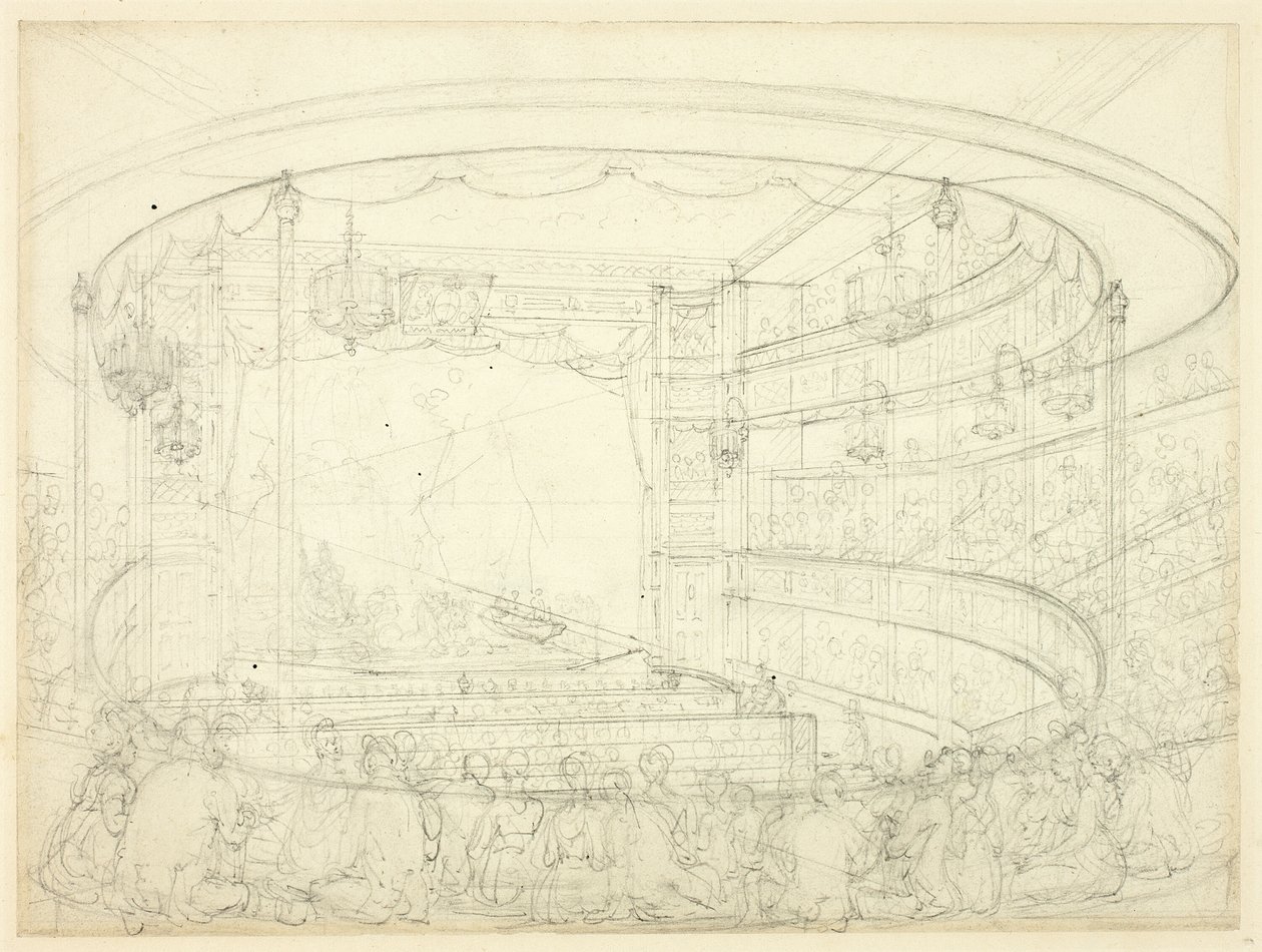 Étude pour le théâtre Sadler